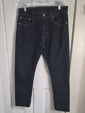 Levi's Slim Straight Jeans in Dark Indigo Wash